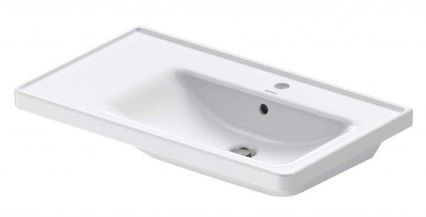 DURAVIT - D-Neo Nábytkové umyvadlo 80x48 cm, 1 otvor pro baterii vpravo, bílá 2370800000