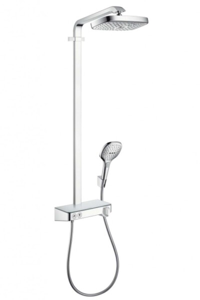 HANSGROHE - Raindance Select E Sprchový set Showerpipe 300 s termostatem, 2 proudy, EcoSmart 9 l/min, chrom 27283000