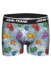 Pánské boxerky John Frank JFBD290 Sv. modrá