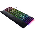 Razer BlackWidow V4 Green Switch US černá / Herní klávesnice / mechanická / Razer green / RGB / USB / US Layout (RZ03-04690100-R3M1)