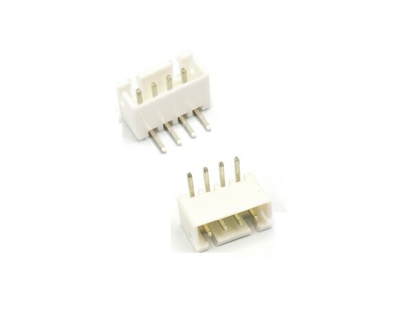 JST XH 2,54 mm 4-Pin konektor na DPS - Pravý úhel