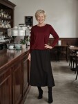 EVONA a.s. Dámská dlouhá sukně S GOLDA - S GOLDA 023 XXL