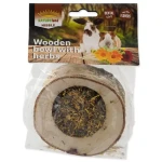 Nature Land Nibble Pochoutka miska plněná bylinkami dřevěná 120g (905-35015)