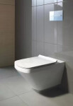 DURAVIT - DuraStyle Závěsné WC, WonderGliss, bílá 25520900001