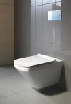 DURAVIT - DuraStyle Závěsné WC, sedátko SoftClose, Rimless, alpská bílá 45510900A1