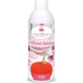 Velvet sprej oranžový, 400g - Cake Masters
