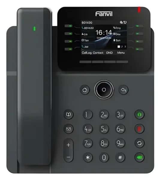 Fanvil V62 Pro černá / IP telefon / bezdrátové sluchátko / 12 linek / PoE / Gigabit LAN / 2,8" (V62 PRO)