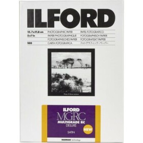 Ilford MG RC DL 25M / 100 listů / 12.7 x 17.8 cm / černobílý fotografický papír / saténový (HAR1180475)