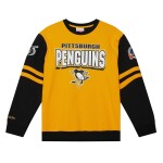 Mitchell & Ness Pánská mikina Pittsburgh Penguins NHL All Over Crew Fleece Velikost: S