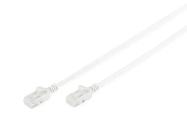 Digitus Cat6 Slim šedý / Patch kabel / U/UTP / 1 m / LSZH (DK-1617-010S)