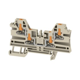 Weidmüller 2847460000 průchodková svorka pružinové připojení , konektor Tmavě béžová 50 ks