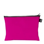 Víkendová skládací taška LOQI TRANSPARENT Pink