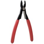 KNIPEX - kleště odizolovací univerzální - 195mm - přesné, 16-26 AWG, pro kabely podle americké specifikace, s přídavnou podpěrou kabelu (121214)