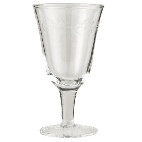 Ib Laursen Sklenička na bílé víno Leaves 150 ml, čirá barva, sklo