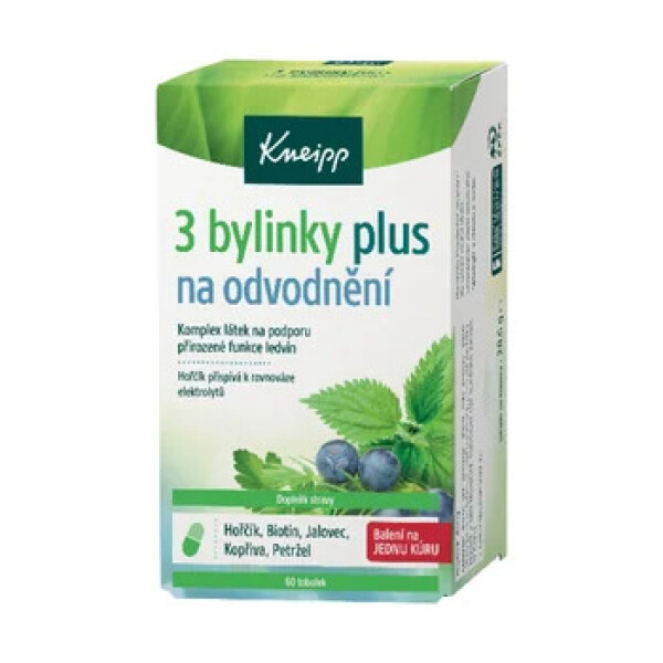 Kneipp doplněk stravy 3 bylinky na odvodnění 60 tobolek