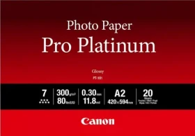 Canon fotopapír PT-101 / A2 / 300g / 20 listů / lesklý (2768B067)