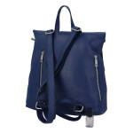 Krásný dámský kožený batůžek Sebastien, modrá