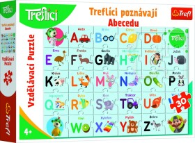 Puzzle Treflíci poznávají abecedu