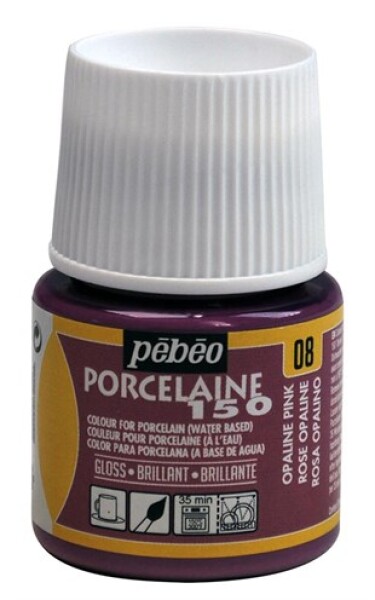 Pébéo Barva na porcelán a sklo Porcelaine 150 45 ml - růžová 08