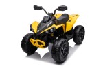 Mamido Dětská elektrická čtyřkolka Can-Am Renegade 180W 4x4 žlutá