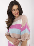 Jumper MI SW 1903.94 bílý růžový jedna velikost