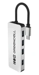 Green Cell USB-C Hub 4v1 hliníkové pouzdro / USB hub / 4x USB 3.0 / 5 Gb/s (HUB-GC-C4A)