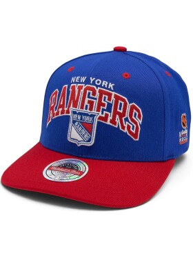 Mitchell & Ness Pánská kšiltovka New York Rangers NHL Team Arch Classic Red Stretch-Snap - Černá