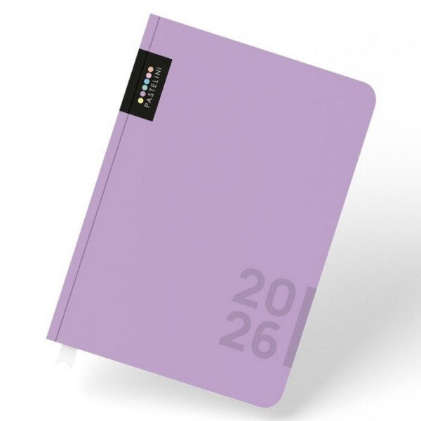 Diář A5 týdenní 2026 PASTELINI fialová