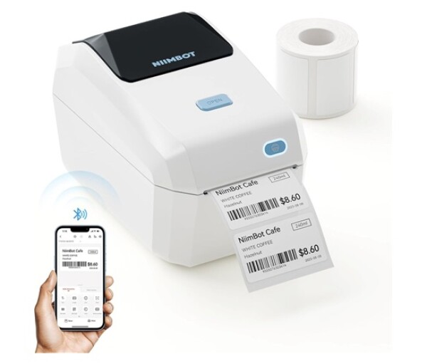 Niimbot Tiskárna štítků K3 Smart, bílá + role štítků 230 ks