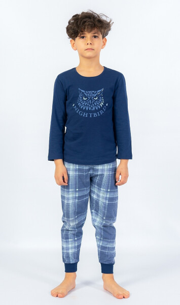 Dětské pyžamo dlouhé model 15424630 tmavě modrá