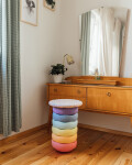 Balanční kameny Stapelstein Rainbow Pastel, 6+1 ks