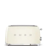 Rozbaleno - SMEG 50's Retro Style krémová / Topinkovač / 950 W / 2 sloty / 4 topinky / rozbaleno (TSF02CREU.rozbaleno)