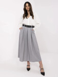 Dámská dlouhá sukně MI SD 88653.89 Šedá - FPrice šedá one size