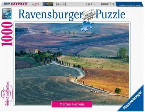 RAVENSBURGER Farma Terrapille Pienza Siena Toskánsko 1000 dílků