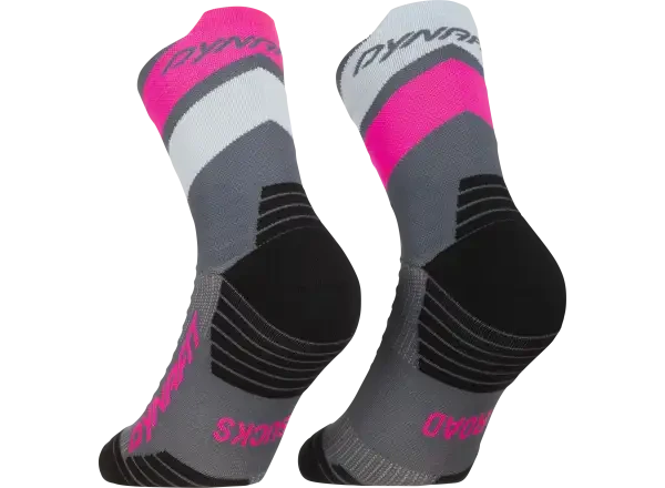 Dynafit Ultra Mid běžecké ponožky Cinder/Pink Glo vel. 39-42