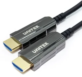 Unitek C11092ASL01-20M šedý / Kabel HDMI 2.0 / 20 m / 4K 60Hz / 18 Gbps / ARC (C11092ASL01-20M)