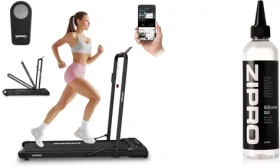Zipro Newlite Běžecký pás + silikonový olej 250 ml / max. rychlost 12 km/h / nosnost 110 kg (8426480)