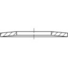 TOOLCRAFT 137362 talířové pružiny vnitřní Ø: 12.2 mm DIN 2093 pružinová ocel 200 ks