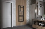 Instalprojekt - Koupelnový radiátor MONDRIAN černá barva - Barva - Černá , Doporučená topná tyč (W) - 400, Rozměr A - 40, Rozměr C - 115, Skutečný rozměr radiátoru (v mm) - 400 x 1140 mm, Typ připojení - Středové 50 mm RADMON401131SP