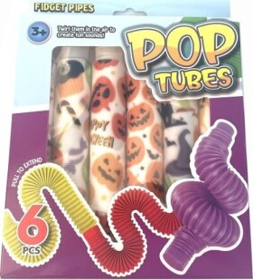 Fidget trubička se světelným efektem
