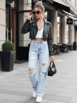 Dámské kožené ramones černé FashionStreet TY5370 M