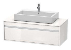 DURAVIT - Ketho Umyvadlová skříňka 43x120x55 cm, 1 zásuvka, lesklá bílá KT669602222