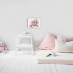 Antistresové omalovánky TSvetnoy TSvetnoy, LE105e, Diamond painting - diamantové malování, 30 x 40 cm, Princezna a jednorožec