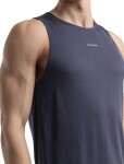Pánské merino tílko ICEBREAKER Mens 125 Cool-Lite Speed Tank, Graphite velikost: M