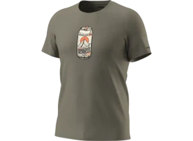 Dynafit Graphic Cotton pánské triko krátký rukáv Fallen Rock/Beer Can vel. M