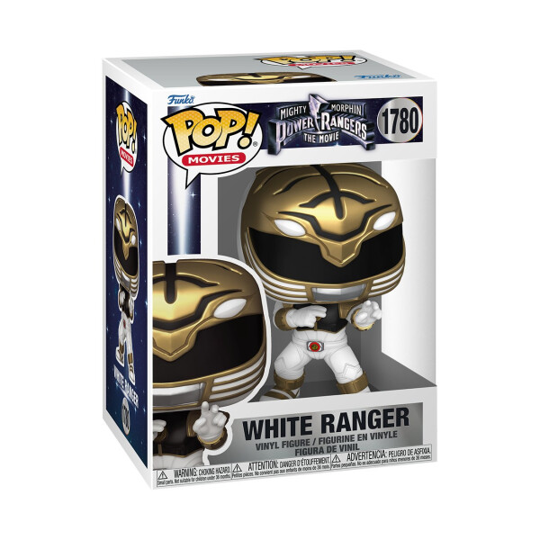 Funko POP Movies: MMPR Movie- White Ranger