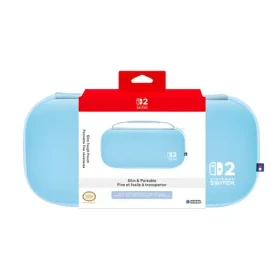 HORI Slim Tough Pouch světle modrá / Pouzdro / Nintendo Switch 2 / Až 10 herních karet