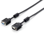 Equip VGA kabel černá / Prodlužovací kabel / VGA (D-Sub) / 15 m / feritová tlumivka / max. 800×600 px (118805)