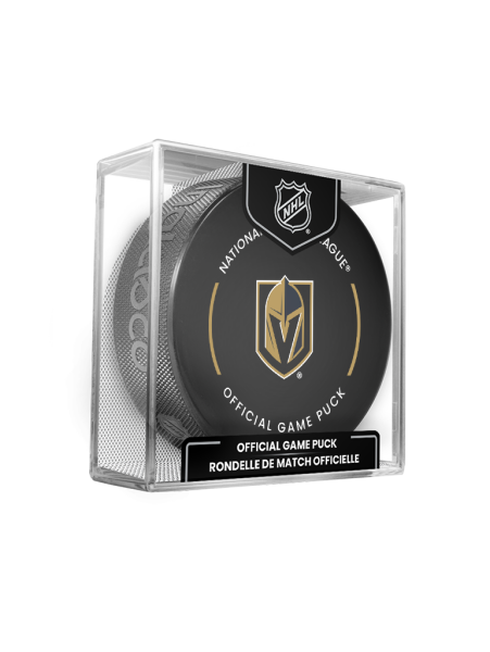 Inglasco / Sherwood Puk Vegas Golden Knights NHL Official Game Puck 2022-2023