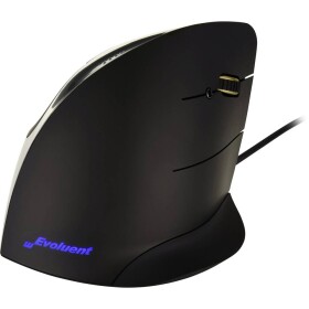 Evoluent Vertical Mouse Corded Right Hand ergonomická myš USB optická černá, stříbrná 5 tlačítko ergonomická